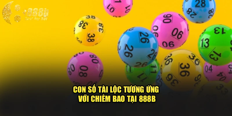 Con số tài lộc tương ứng với chiêm bao tại 888b